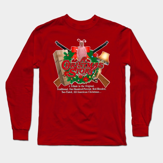 A Christmas Story tribute Long Sleeve T-Shirt by MonkeyKing